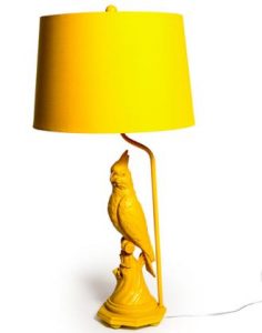 Meet Max our stylish mustard yellow parrot lamp who will add a sunny vibe to any home! 76 x 38 x 38cm. Texture and detailing are superb.
