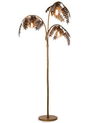 What a wow this gold palm tree floor lamp is. Measures 186 x 96 x 96cm. Superb, stylish, elegant, quirky, contemporary, unique,handfinished and great value!