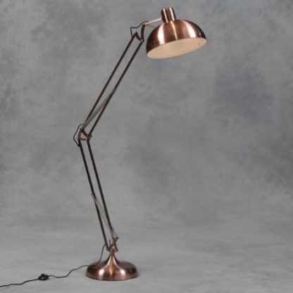 copper floor lamp