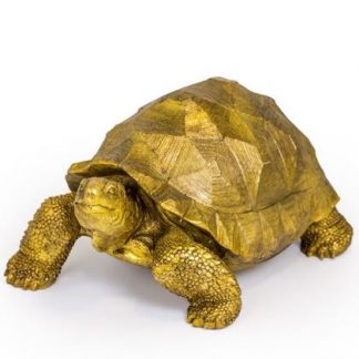Here is Gwen, our large gold tortoise ornament! She is a beauty with great styling, finish, texture, colour and value. H40 x W35 x D60cm.