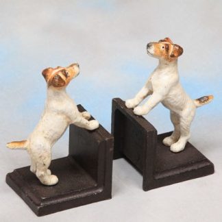 These cast iron terrier bookends are perfect for any dog lover. A great gift! Super style, detail and finish. Weighty and practical too! 16x 9x 9cm.
