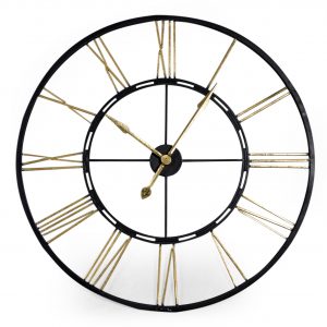 Black/Gold Clock