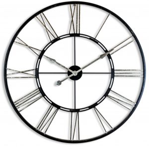 Black/Silver Clock