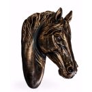 This fabulous bronzed horse head wall decoration is fantastic- in style, colour and price. Perfect proportions, wonderful finish and detail. 50 x 18 x 34cm