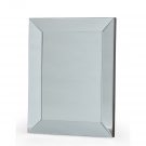 This simple plain square Venetian mirror measures 96 x 76 cm and is frameless