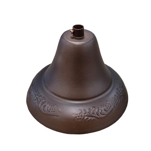 Bronze Shallow 8 Arm Chandelier - Image 3