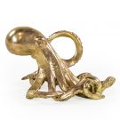 gold octopus wine bottle holder measures 23 x 14 x 17cm and is hand finished