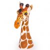 Meet Gerri our goofy ceramic giraffe vase. Long elegant lines, superb colour and detail, a wonderful gift! Glossy smooth glaze. A must have! 38 x 14 x 24cm