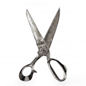 Large Aluminium Scissors Wall Decor