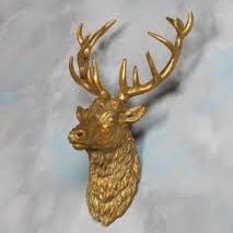 Gold Stag Head - Image 3