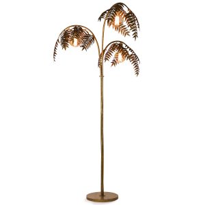 Gold Palm Leaf Floor Lamp