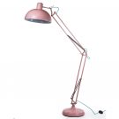 Superb pale pink floor lamp is wonderfully styled and is oh so retro!. Measures 190 x 36 x 36cm