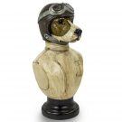 A must-have, this decorative racing driver dog bust will instantly transform any room of the home. Buster measures at H51.5 x W26.5 x D24cm