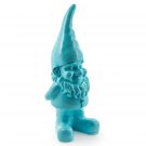 This is Doc, our blue garden gnome who is a beautiful pastel blue. He is made of fibre resin that has a super smooth finish. 21 x 23 x 60cm