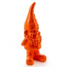 This super bright orange garden gnome figure is called Happy. Made of fibre resin with such a smooth glossy finish. A wonderful item. 60 x 23 x 21cm