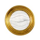 This wonderful medium gold classic convex mirror is a stylish classic that works well in all homes! Hand finished, great value! 54 x 54cm