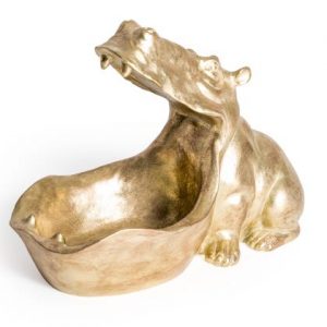 Gold Hungry Hippo Bowl