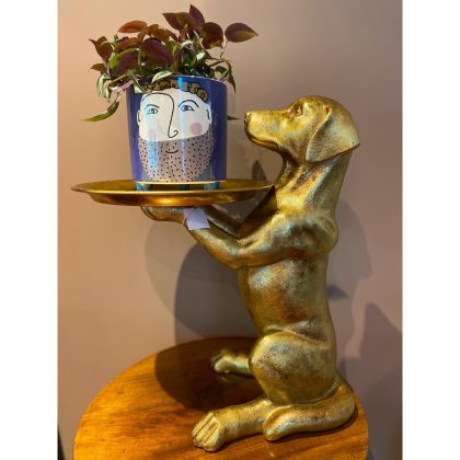 Gold Labrador Tray Stand - Image 2