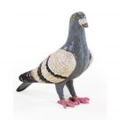 cast iron pigeon ornament measures 8 x 18 x 19cm and is superbly painted and hand finished