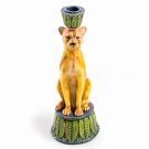 Meet Lenny the leopard candleholder, he holds any standard candle and with his exquisite colour and texture he lights up any space! 9 x 9 x 24cm.