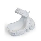 Helen our adorable white hungry hippo ornament is sure to make you smile. She measures at 27 x 33 x 19cm. Made of resin hand finished.