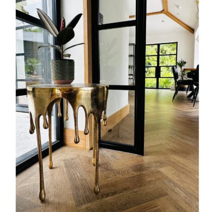 Gold Drip Side Table - Image 2