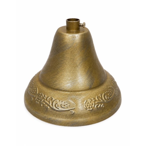 Brushed Gold Shallow 12 Arm Chandelier - Image 3