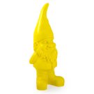 This loud and proud yellow garden gnome, Sneezy, stands at 60cm. A beautiful glossy finish, perfect indoors or out. Pop him in a flower bed, peeking out.