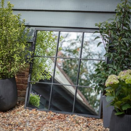 Fulbrook Metal Garden Window Mirror - Image 2
