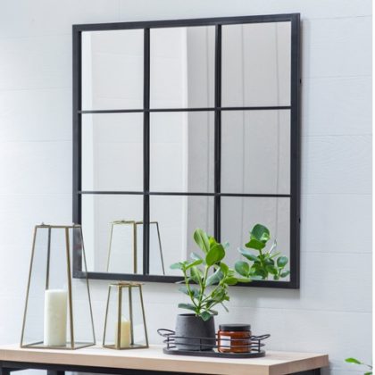 Fulbrook Metal Garden Window Mirror - Image 4