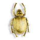 This large round gold beetle decor is perfect creeping up the wall with a few of his friends. Add a quirky twist to your home! Measures 22 x 11 x 7.5cm