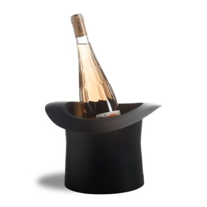 Matt Black Aluminium Top Hat Ice Bucket - Image 2