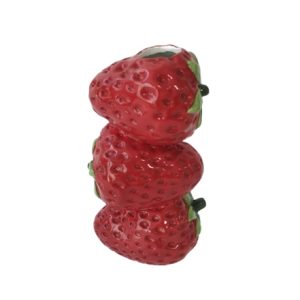 Stacked Strawberries Stem Vase