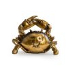 Our gold crab wine holder is a really stylish gift, looks a treat on the table. Superb styling, detail and finish. 14 x 23 x 17cm. Great candle holder!