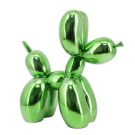 This large electro green balloon dog figure is a head turner. Perfect for all dog lovers. Super glossy metallic finish. Perfect gift, 26 x 26 x 12.5cm