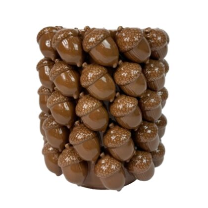Add something special to your home with this ceramic multi acorn bowl. 16 x 25 x 25cm. Great gift and perfect fruit bowl!