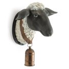 Sonja is our stunning sheep head wall hanging! She has a coppery bell. Add a splash of fun to any room. A lovely head turner! 35 x 39 x 27cm