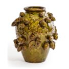 Add something special to your home with this superb quality, hand painted tall green multi acorn vase. 37 x 37 x 41cm . Wonderful quality & fabulous style.