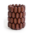 Add something special to your home with this large ceramic pine cone vase. 18 x 18 x 26cm .Great gift and works as a utensil holder too!