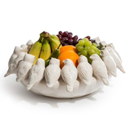 Oatmeal Flock of Birds Bowl - Image 2
