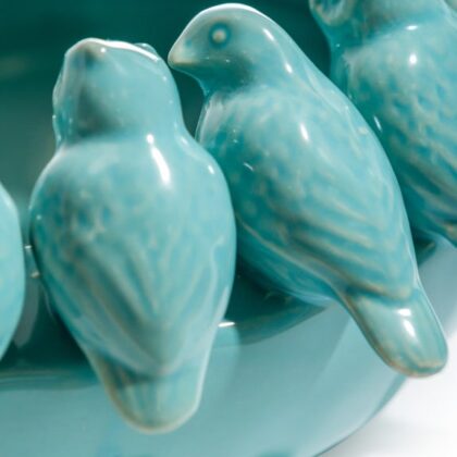 Blue Flock of Birds Bowl - Image 4