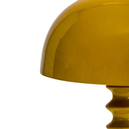 Mustard Yellow Ribbed Table Lamp - Image 2