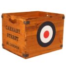 Store your beloved vinyl collection in this set of 2 antiqued wooden record storage boxes. Sturdy and stylish. Could also be planters! 31.5 x 38.5 x 28cm