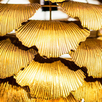 Gingko Leaf Pendant Shade - Image 3