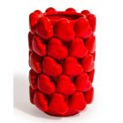 Add gorgeous love vibes to your home with this large multi red heart vase. 21.5 x 21.5 x 33cm. Great gift and works as a utensil holder too!