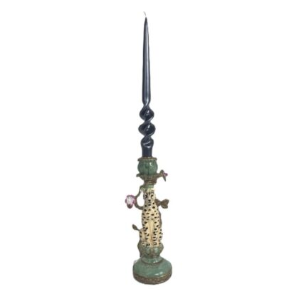 Ornate Leopard Candle Holder - Image 3