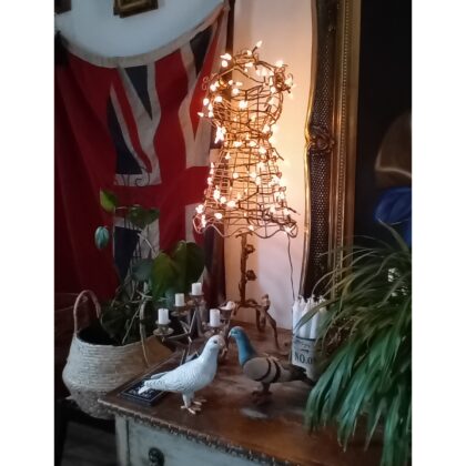Cast Iron White Dove Ornament - Image 2