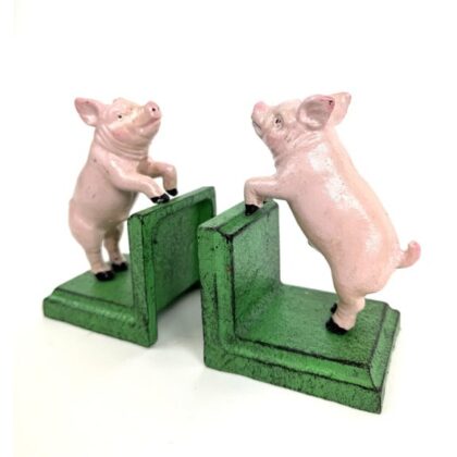 Cast Iron Pig Bookends - Image 2