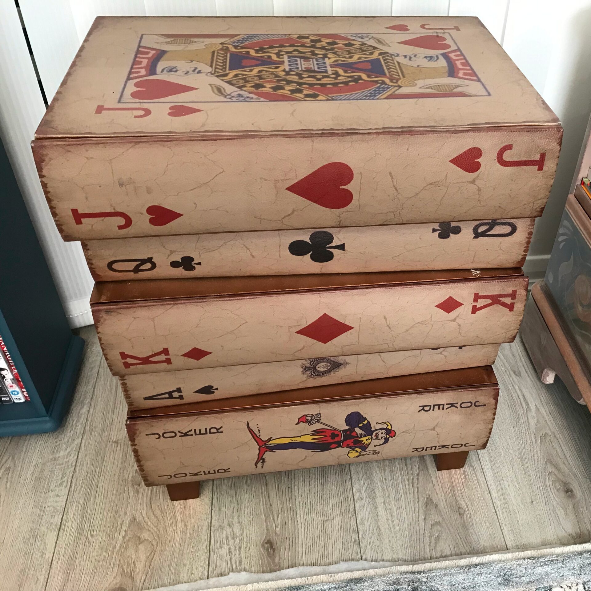Playing Card Drawers Side Cabinet - Image 3
