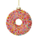 Add a touch of the ridiculous yet glam to your Christmas tree this festive season with this wonderful ring donut bauble. 9 x 10 x 3.5cm